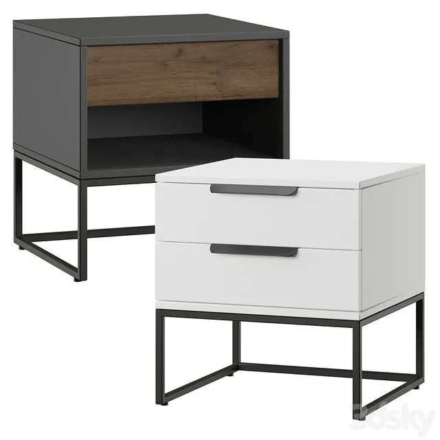 Pedestals RUNA & ETCHER 3dsMax Model