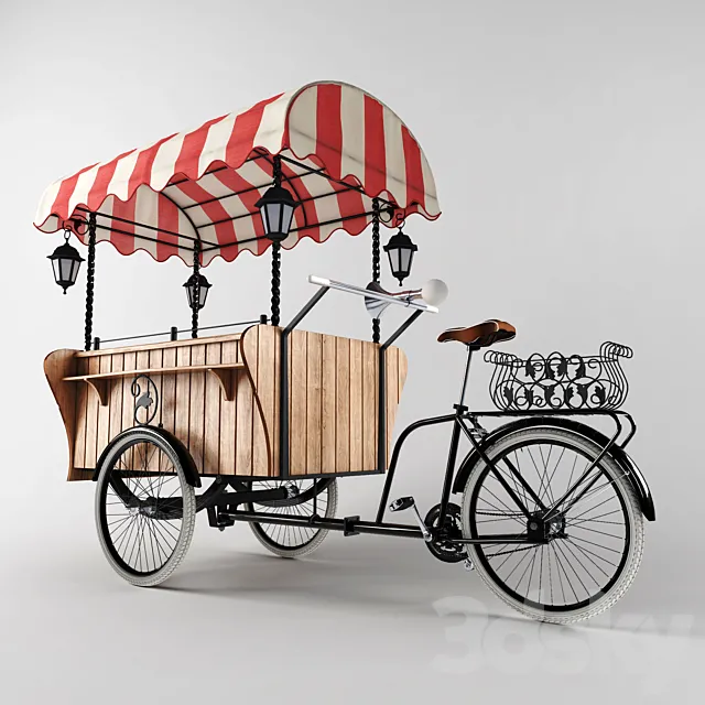 Pedicabs VELOPOINT MILANO 3DS Max Model