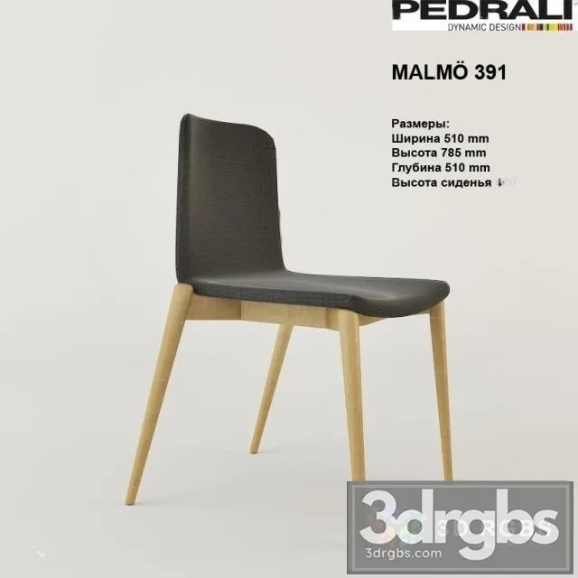 Pedrali Malmo 391 Chair 3dsmax Download