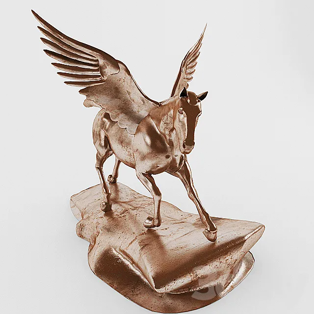 Pegasus statuette 3ds Max