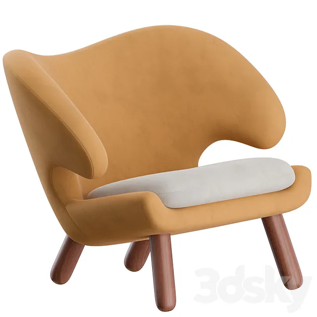 Pelican Chair by Finn Juhl 3DSMax File