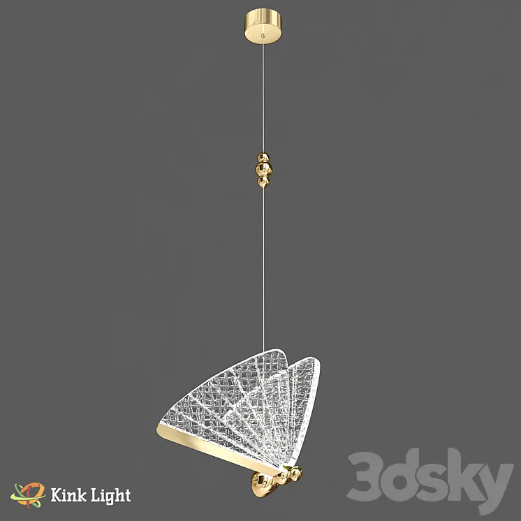 Pendant Butterfly gold 08444-1A 33; 08444-1B 33 OM 3DS Max