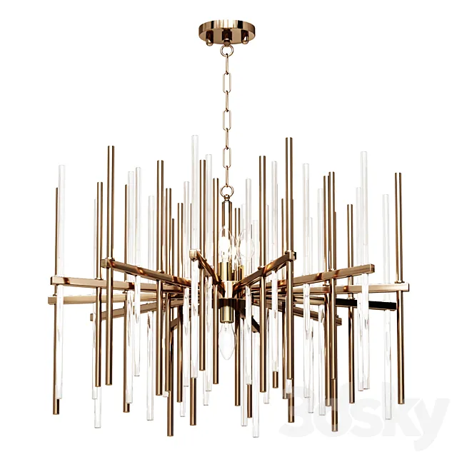 Pendant Chandelier Chandelier Bogates Allure 356_8 Pendant lamp 3ds Max