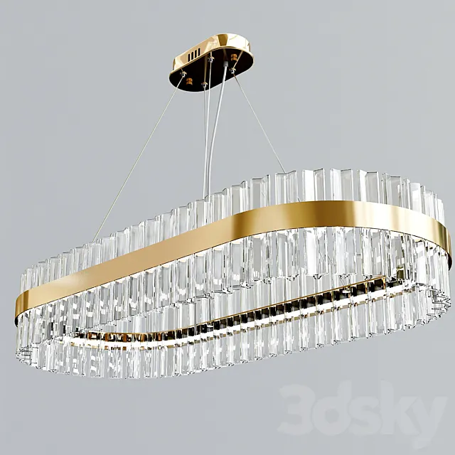 Pendant chandelier Cloyd 10612 3ds Max
