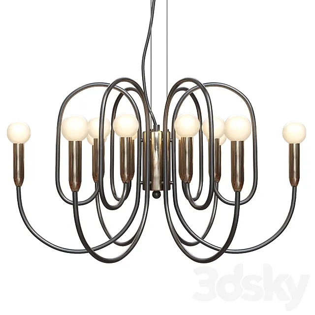 Pendant chandelier Drolling 1676-12P from Favorite 3ds Max