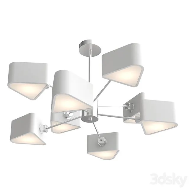 Pendant chandelier Freya BRIANNE FR5040PL-08CH 3dsMax Model