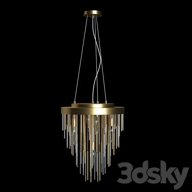 Pendant chandelier Odeon Light Avista 3ds Max