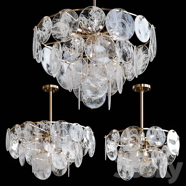 Pendant chandeliers JACKLYN by Lampatron 3ds Max