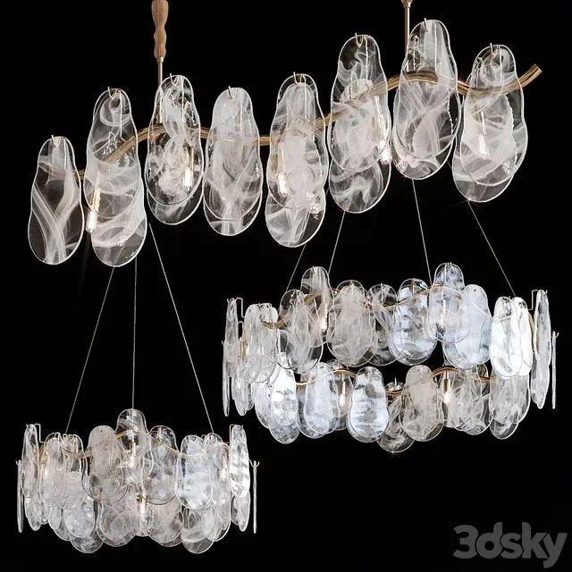 Pendant chandeliers STEIVOR and STEIVOR LONG by Lampatron 3dsMax Model