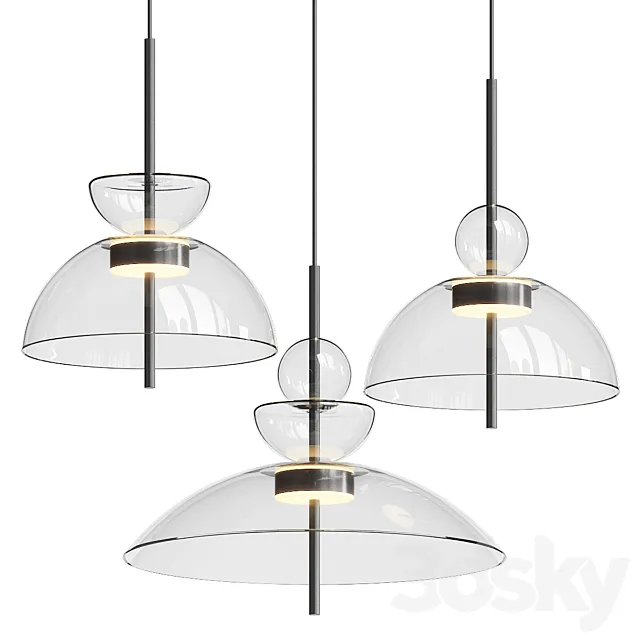 Pendant lamp Bangkok by Maytoni 3dsMax Model