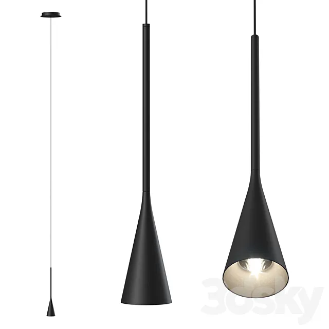 Pendant lamp Bover Skybell Plus. 3ds Max