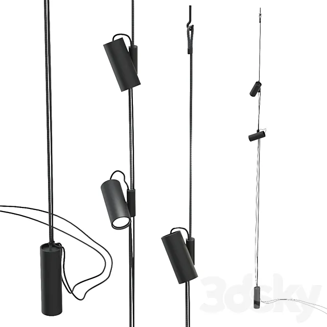 Pendant lamp Cima 3DS Max Model