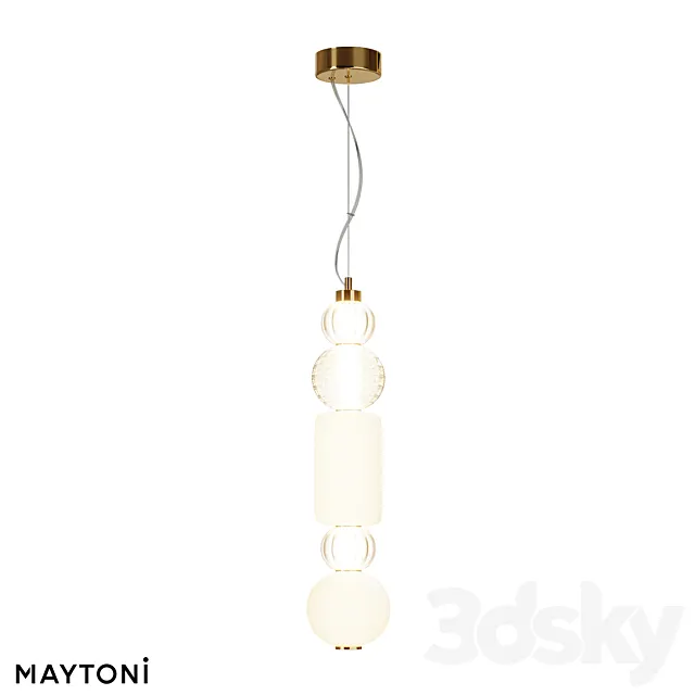 Pendant lamp Collar P069PL-L35G3K 3DS Max Model