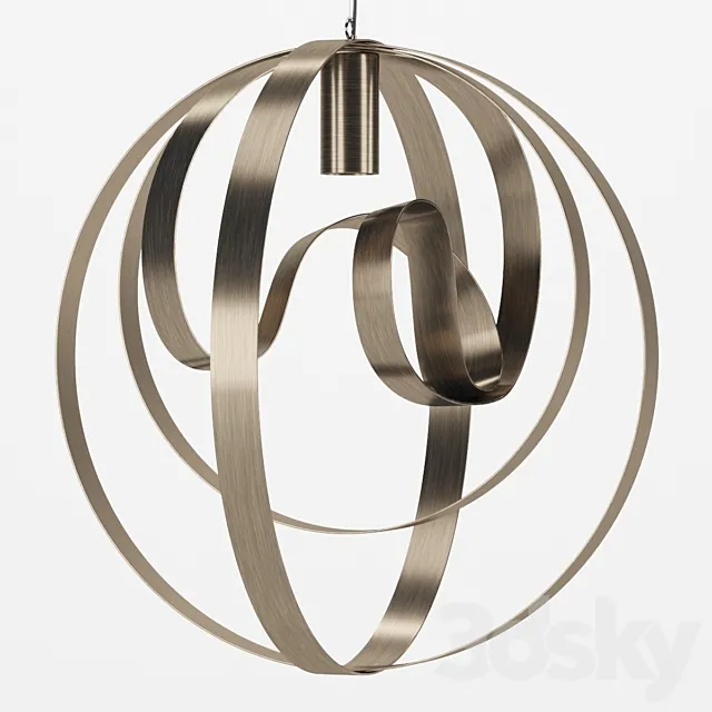 Pendant lamp Сantori Rodin 3DS Max Model