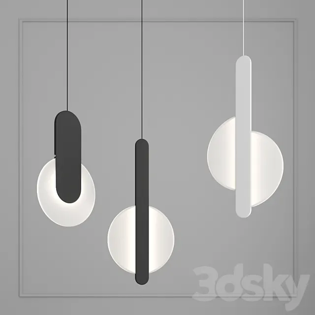 Pendant lamp Eclipse 3DS Max Model