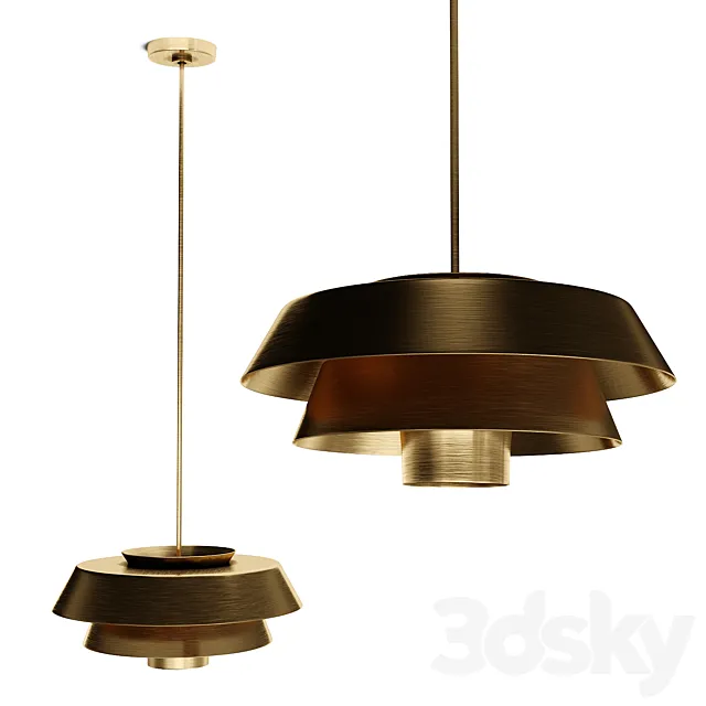 Pendant lamp Feiss QN-BRISBIN-BB 3ds Max