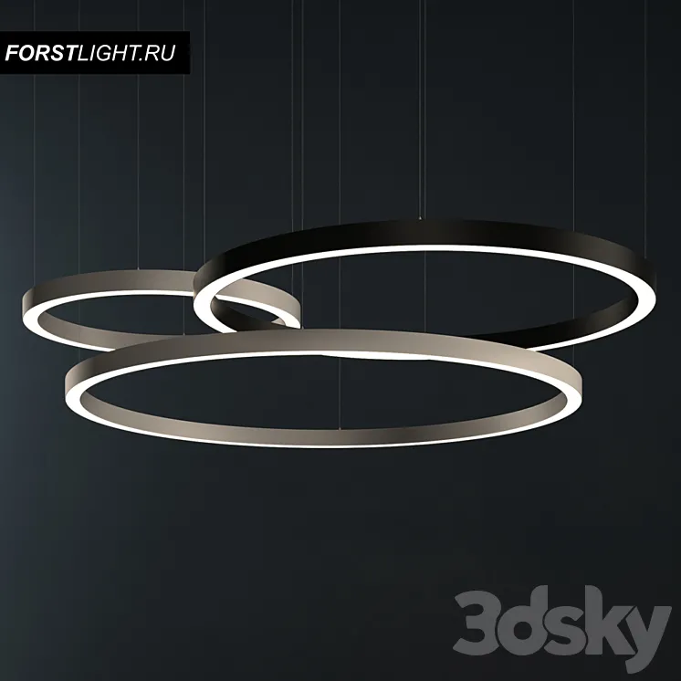 Pendant lamp Forstlight Ring 3DS Max