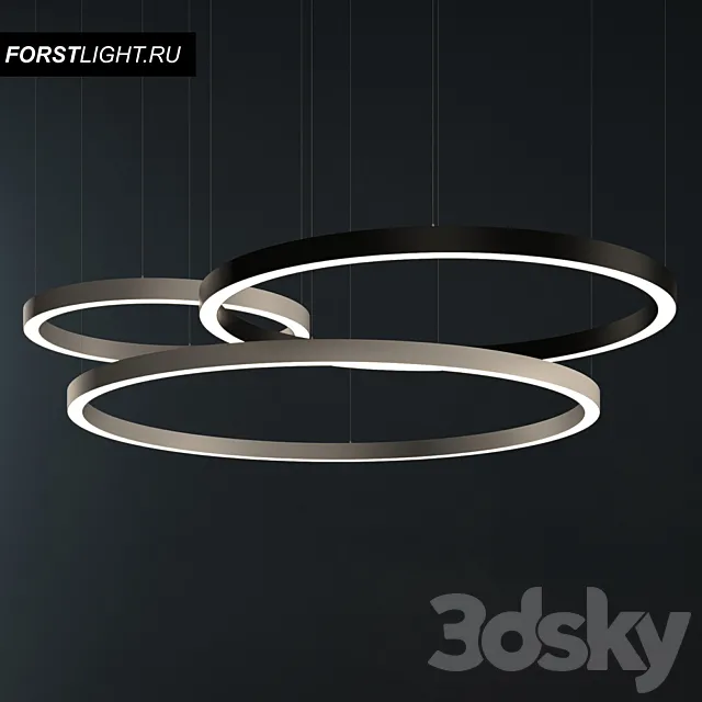 Pendant lamp Forstlight Ring 3DSMax File
