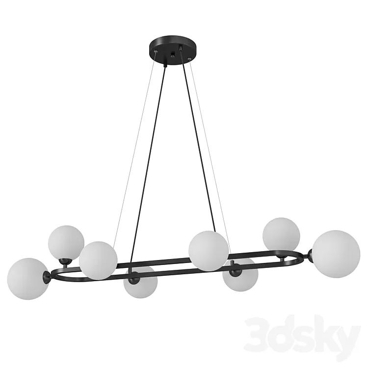 Pendant lamp Freya FR5222PL-08B1 3DS Max Model