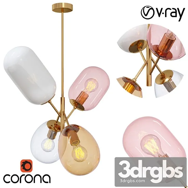 Pendant lamp geoxa