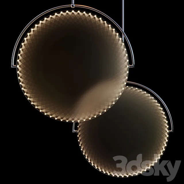 Pendant lamp Kepler D 50; 35 3DS Max Model