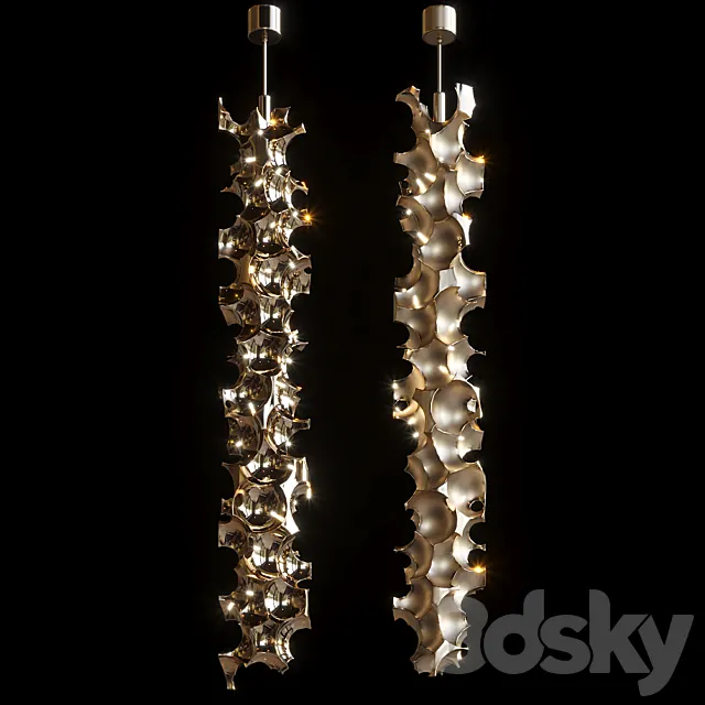 Pendant lamp Light Vargov – Meteorite 3DS Max Model