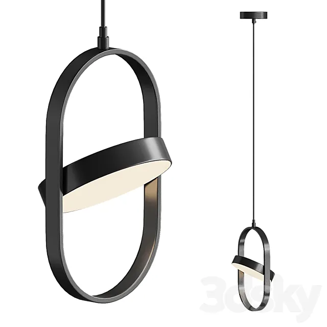 Pendant lamp Lussole Lgo Aberdeen LSP-8223 3DS Max Model