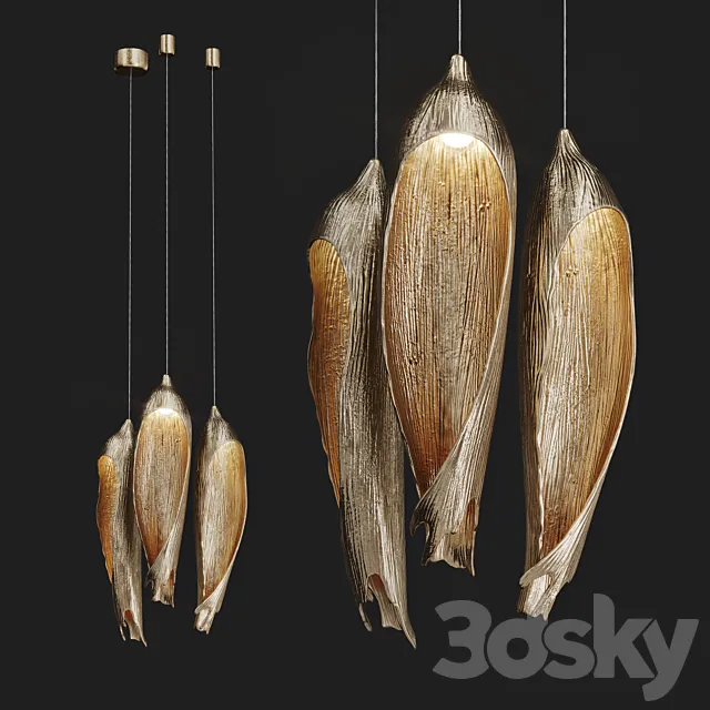 Pendant lamp MAIZE Vetvi Store 3ds Max