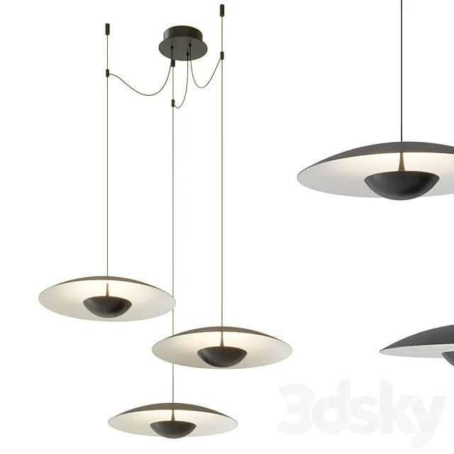Pendant lamp MARSET Led Ginger 20 by Joan Gaspar 3ds Max
