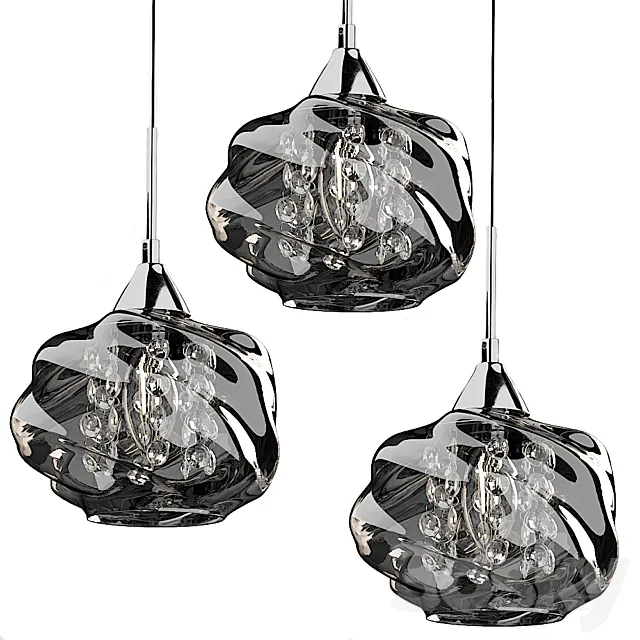 Pendant lamp Maytoni Haze P244-PL-03-N 3ds Max