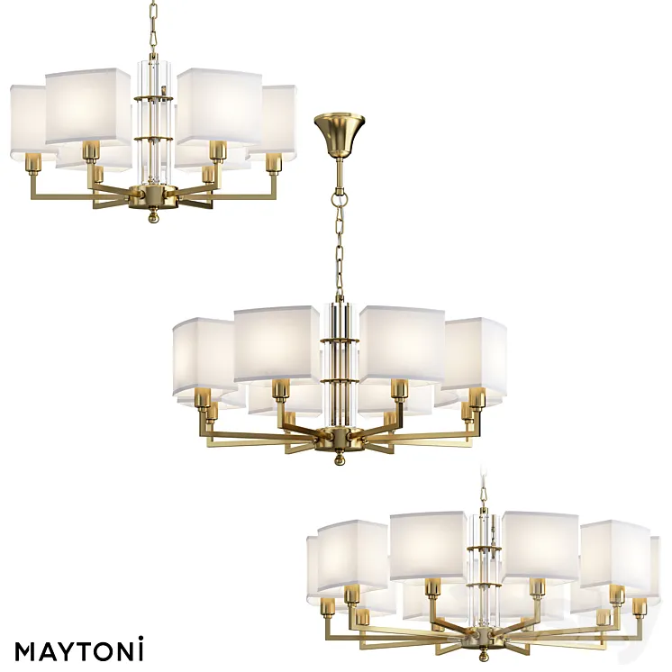Pendant lamp Metropolitan H015PL-06G H015PL-08G H015PL-10G OM 3DS Max