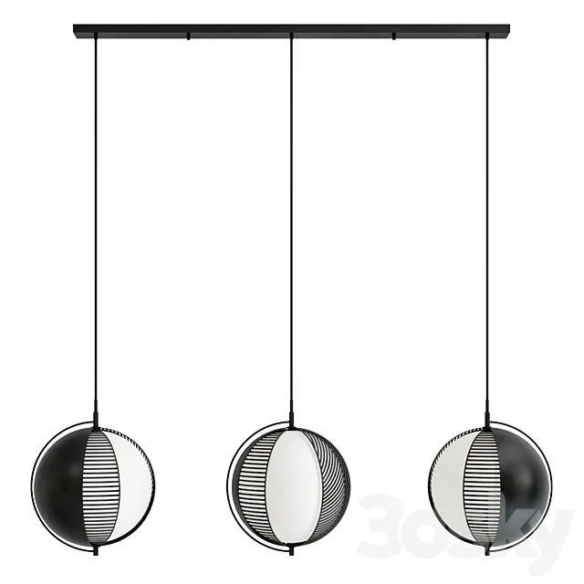 Pendant lamp Mondo Mondo Triplette Pendant 3ds Max