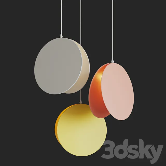 Pendant lamp North Pendant Light by e15 3ds Max