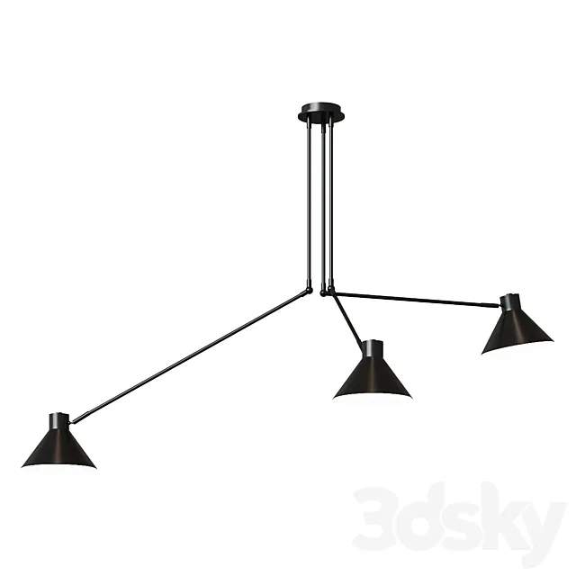 Pendant lamp Odine 3ds Max