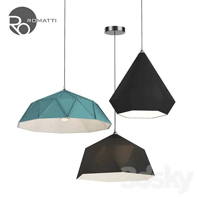 Pendant lamp Romatti Alcor 3ds Max