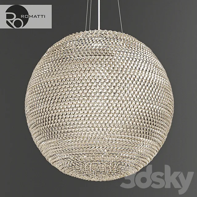 Pendant lamp Romatti Biondo 3ds Max