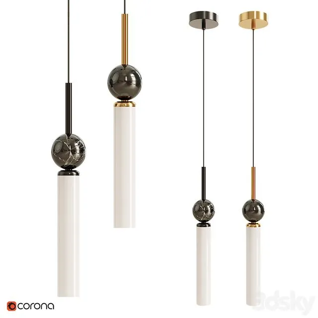 Pendant lamp SENSEI ONE 3dsMax Model