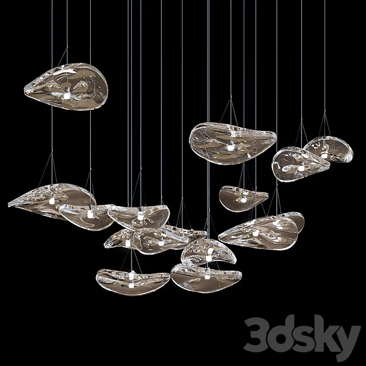 Pendant lamp Terzani – Manta 3DS Max