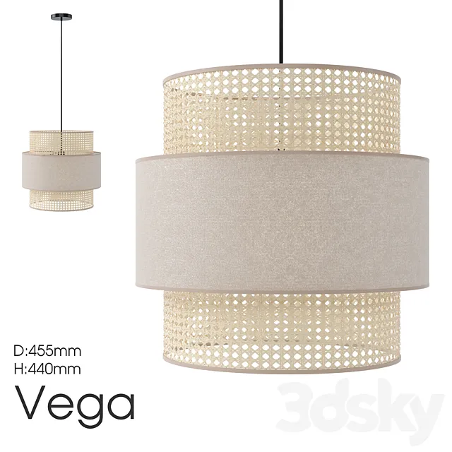 Pendant lamp Vega 3ds Max