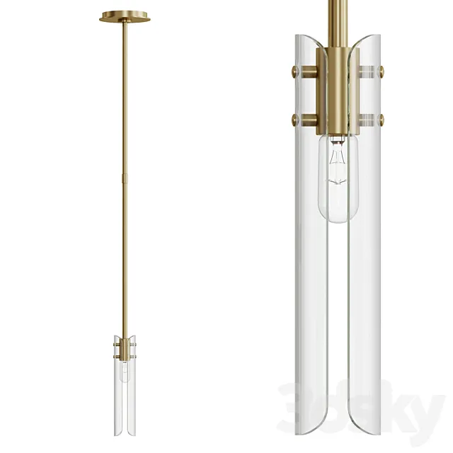 Pendant lamp Visual Comfort Casoria AERIN ARN5480HAB-CG 3DS Max Model