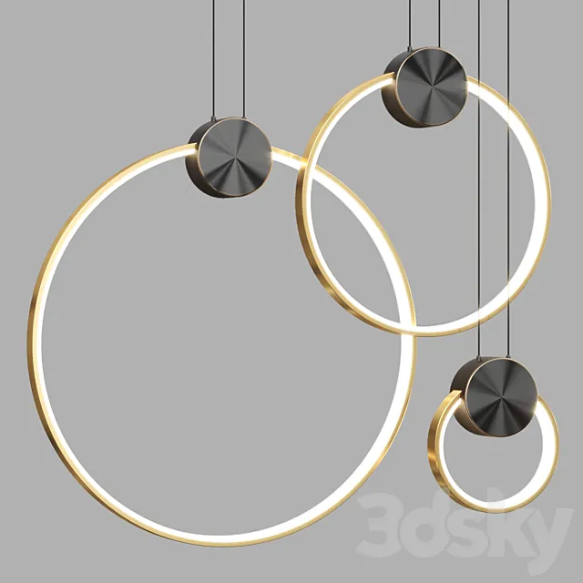 Pendant lamp WOLKE Lampatron 3ds Max