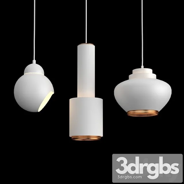 Pendant lamps artek a333 a110 a338