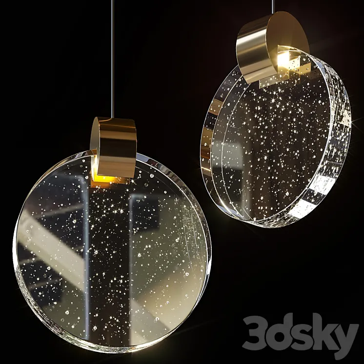 Pendant lamps CELIAN and CELIAN DUO by Lampatron 3DS Max