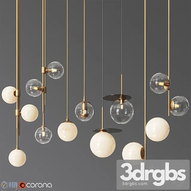 Pendant Light Collection 14 4 Type 3dsmax Download