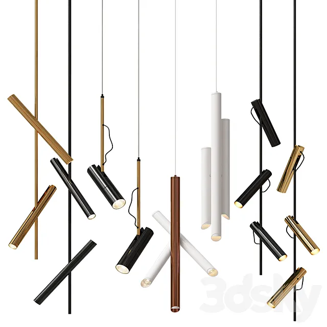 Pendant Light Collection 3ds Max