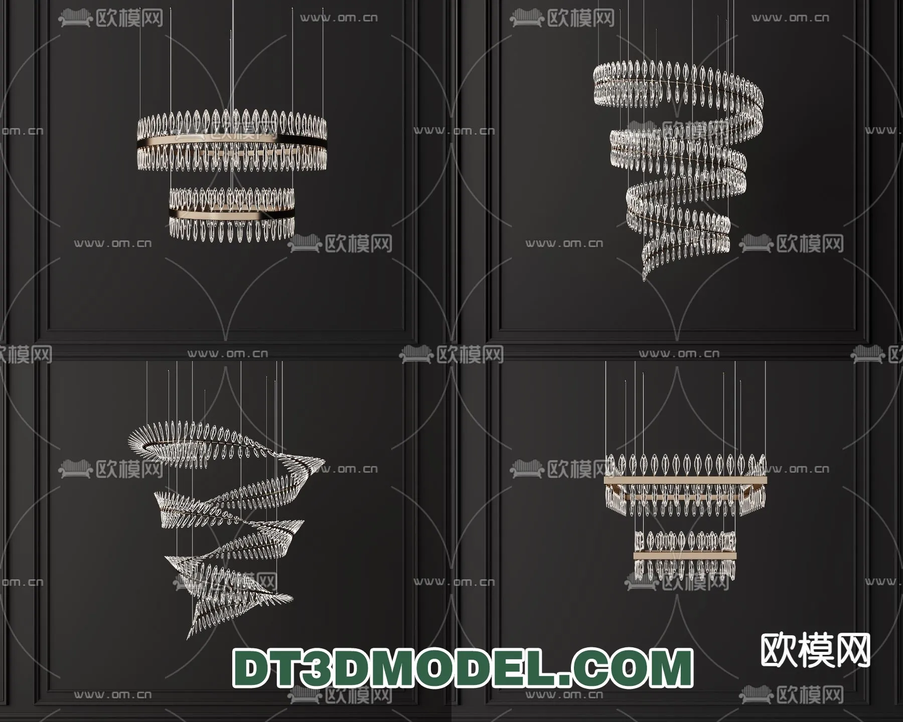 Pendant Light – Interior Decor 3D Model – 001