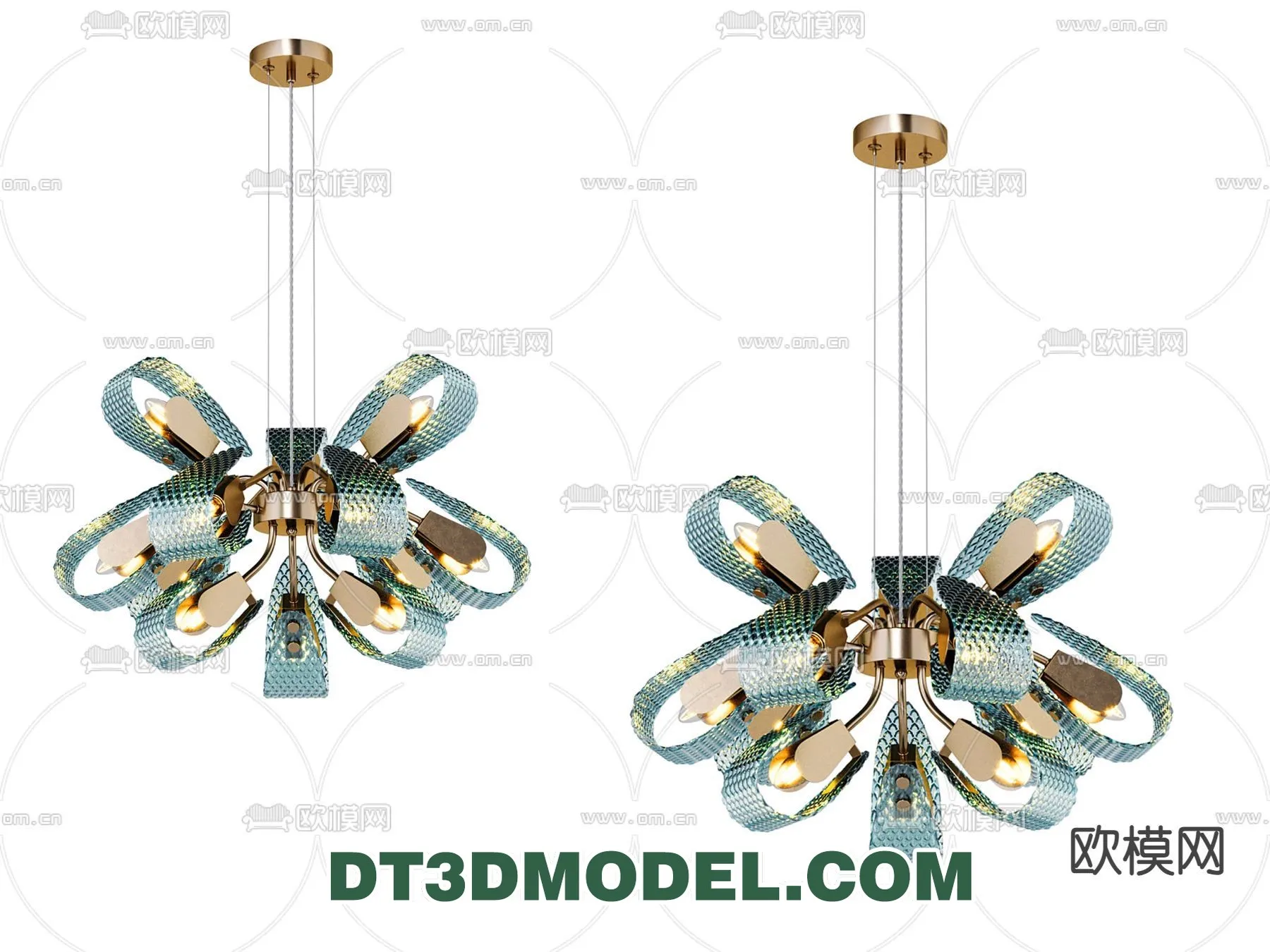 Pendant Light – Interior Decor 3D Model – 012