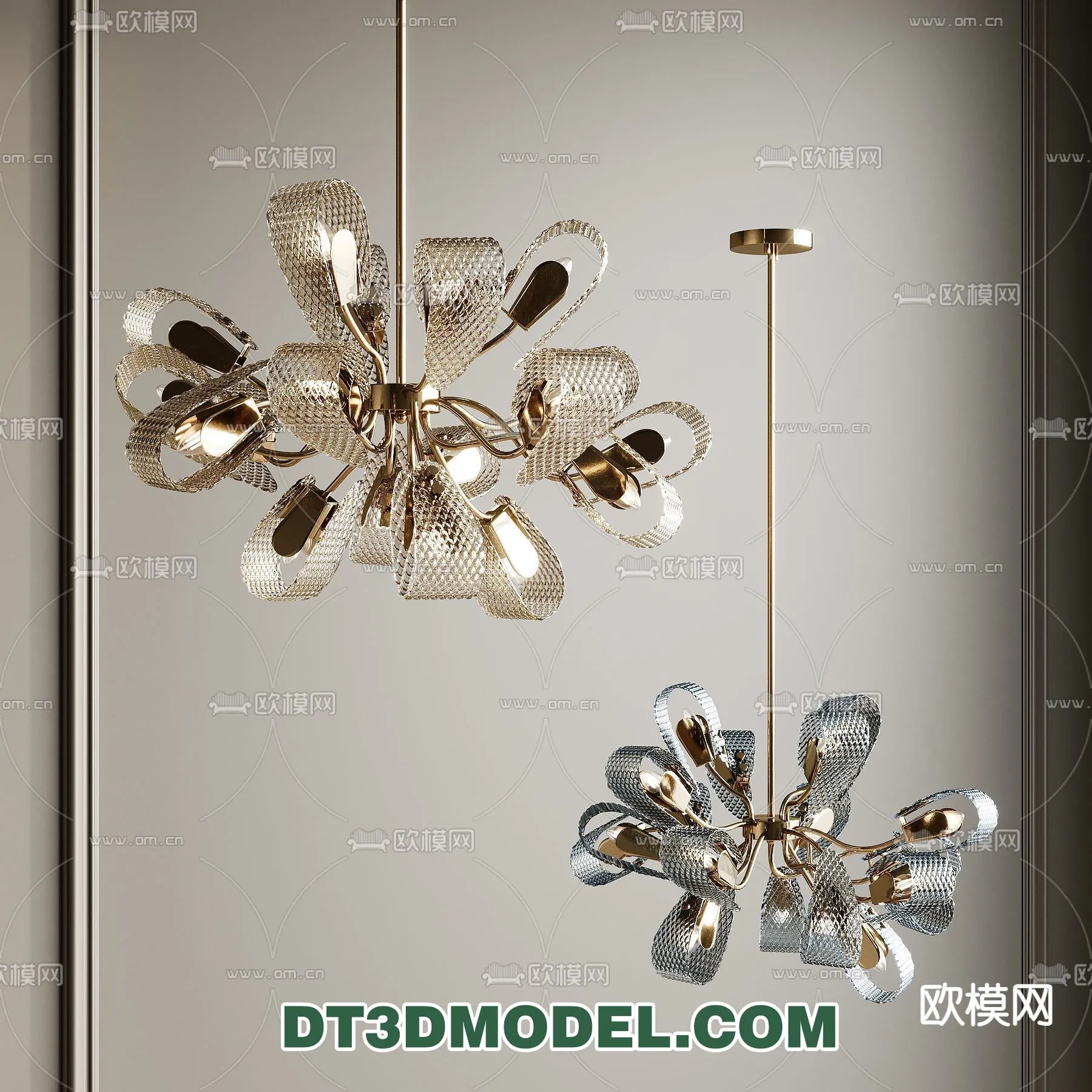 Pendant Light – Interior Decor 3D Model – 013