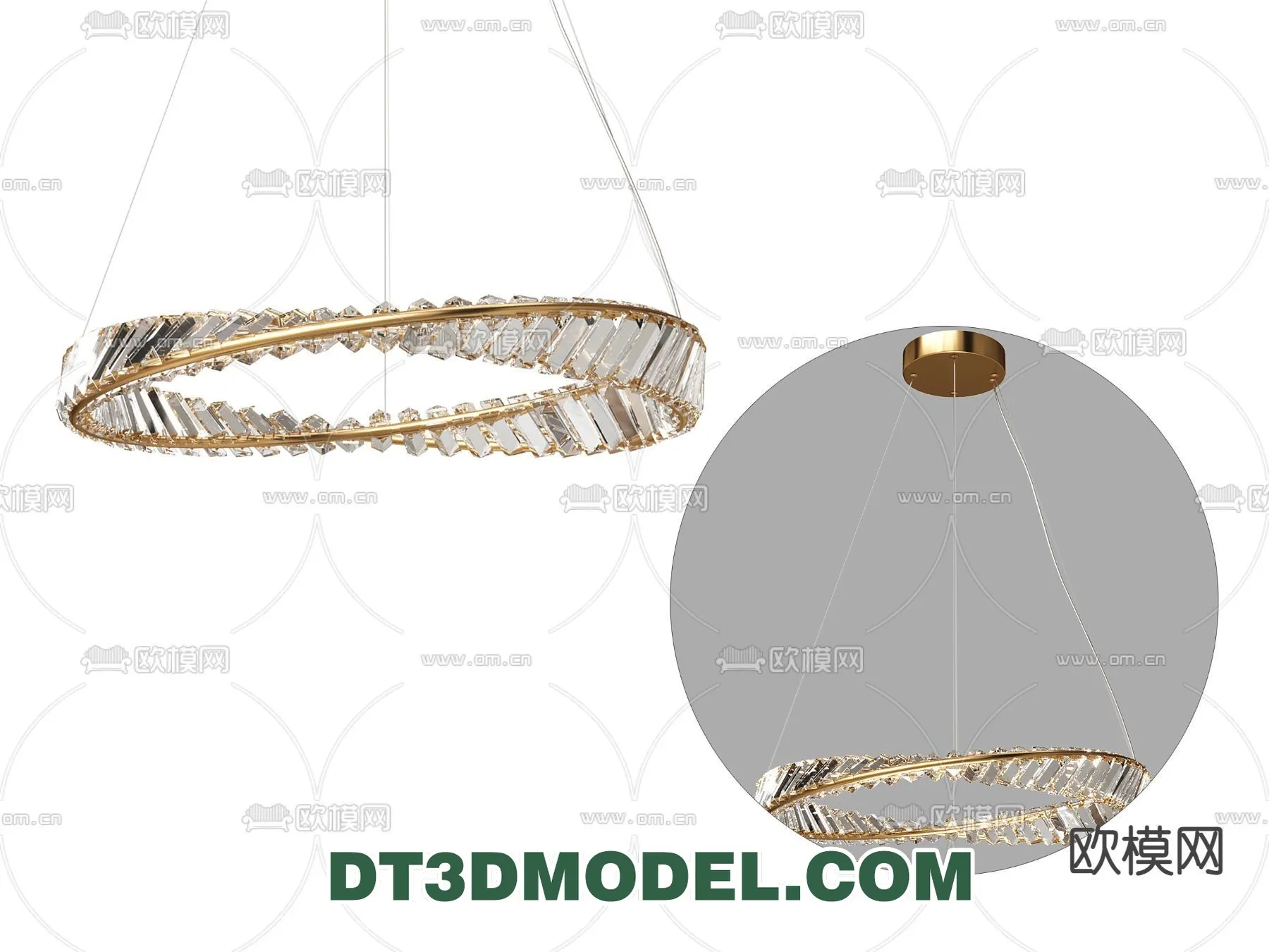 Pendant Light – Interior Decor 3D Model – 019