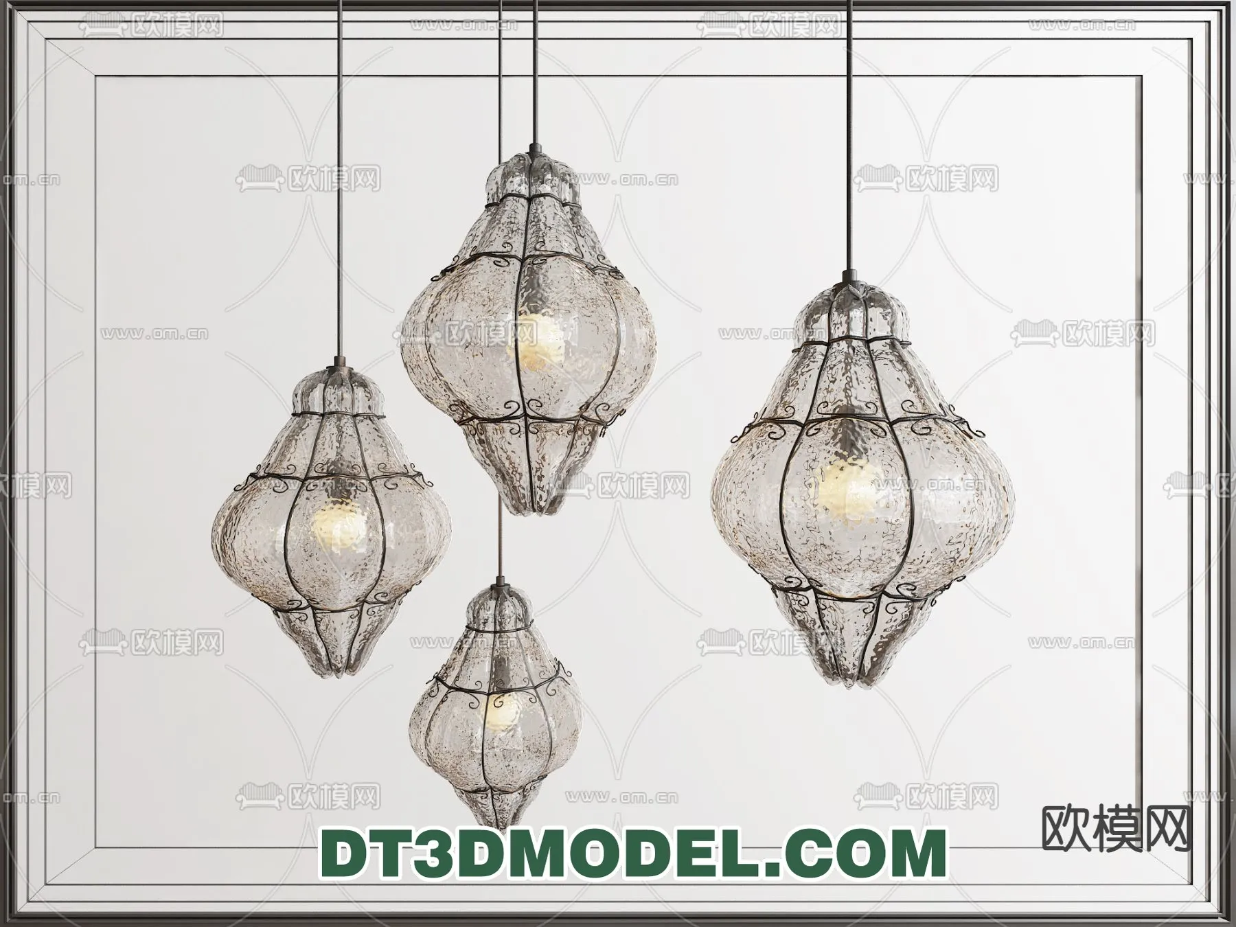 Pendant Light – Interior Decor 3D Model – 032